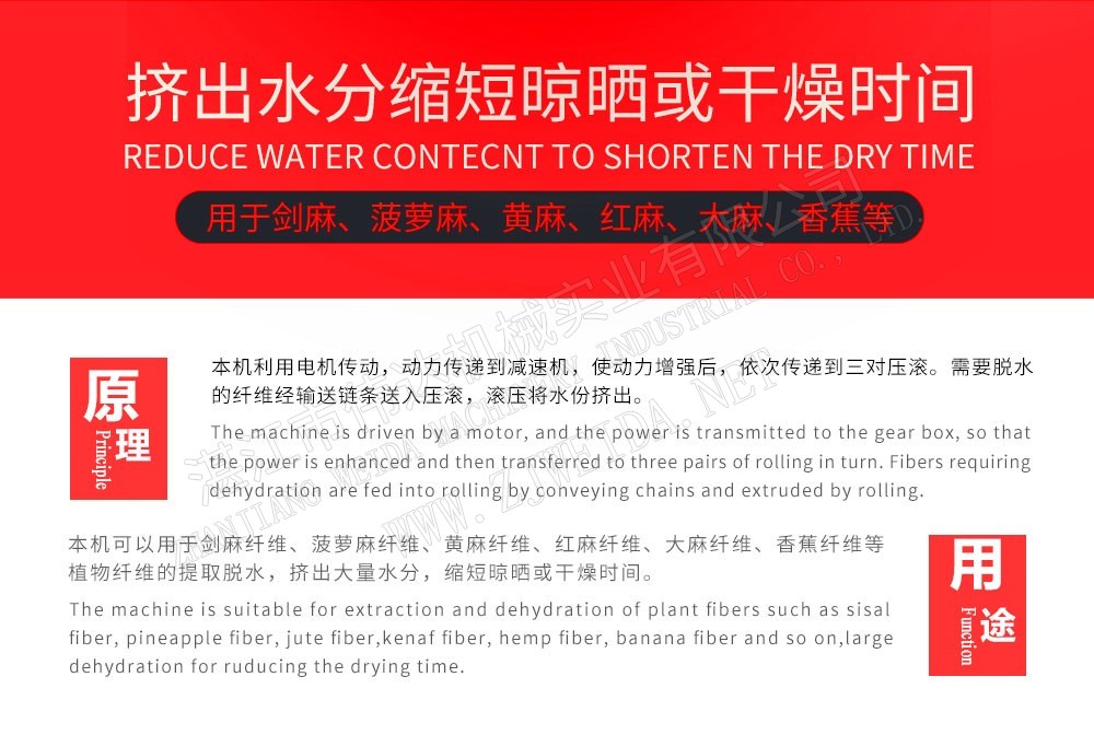 植物纖維加工設備-纖維壓水機